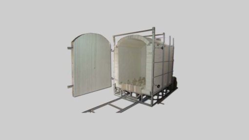 Mod. SM1600 - Forno de Carrinho 1300°C Alta Temperatura - JRicardo Máquinas